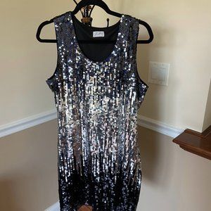 Sparkly Sequin Mini-Dress - New Year's Eve, Bachelorette, Going Out Dress